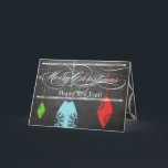 Chalkboard Joyeux Noël Famille Carte photo<br><div class="desc">Carte photo de Noël Carte photo de Noël Carte photo de Noël</div>