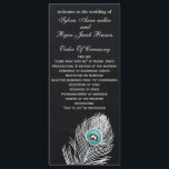 Chalkboard paon programmes de mariage durée du thé<br><div class="desc">Chalkboard paon programmes de mariage durée du thé</div>