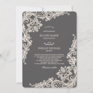 Chalkboard Romance Faire-part de mariage
