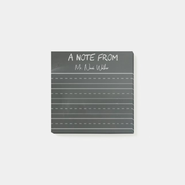  Chalkboard Themed Post-it Notes (Devant)