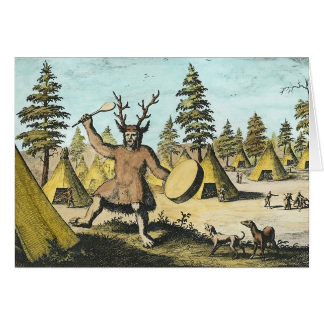Chaman de Natif américain (Devant horizontal)