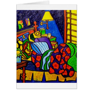 Chambre à coucher en couleurs