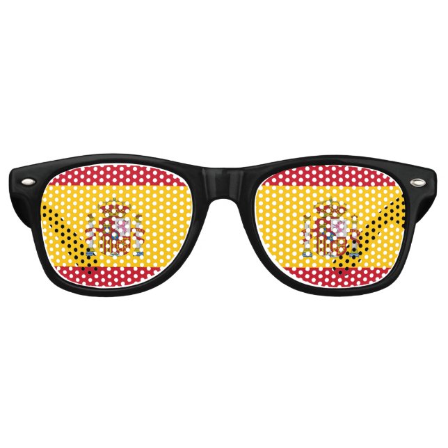 Chambre & Espagne Lunettes de soleil / Drapeau esp (Devant)