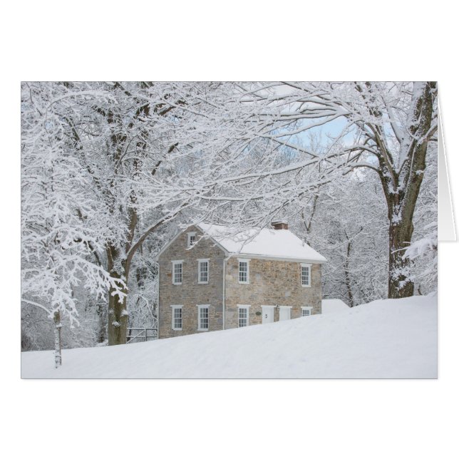 Chambre toujours derrière la banque neigeuse (Devant horizontal)