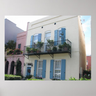 Chambres de rangée d'arc-en-ciel, affiche de Sc de