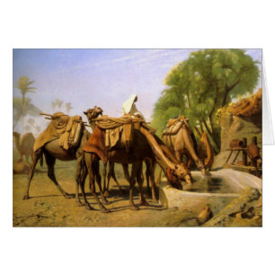 "Chameaux à la cuvette", par Jean Léon Gerome
