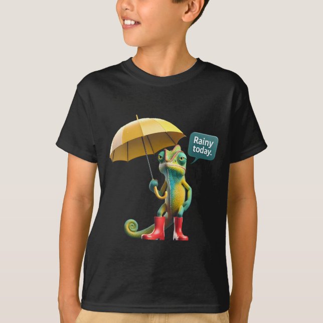 Chameleon avec T-shirt parapluie (Devant)