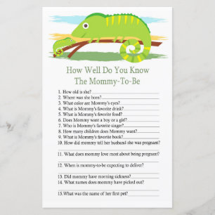 Chameleon Comme vous connaissez bien le jeu de bab