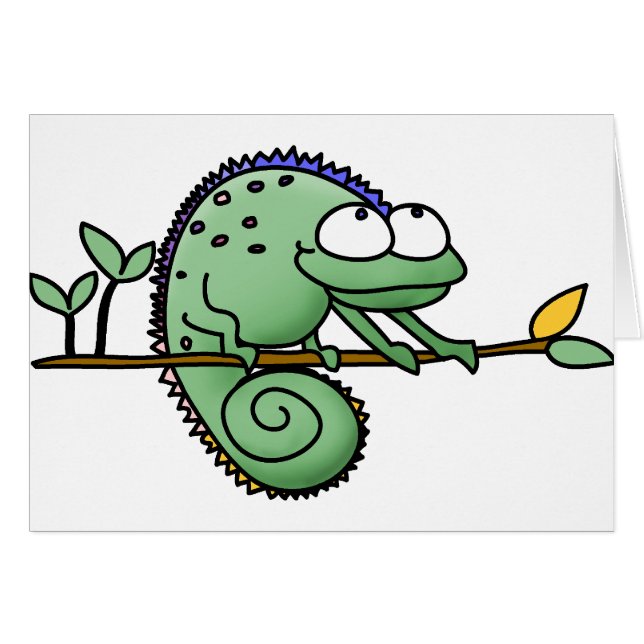 Chameleon Cute Funny (Devant horizontal)
