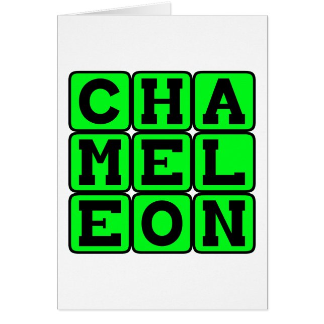 Chameleon, Lizard Changeant De Couleur (Devant)