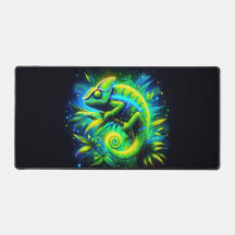 Chaméléon, néon à oeil cassant, animaux