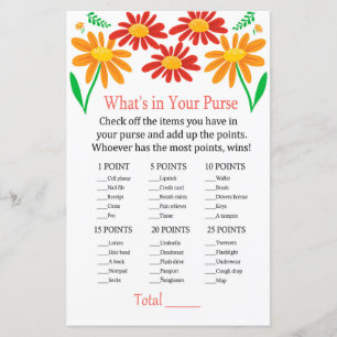 Chamomile Ce qui est dans votre sac à main