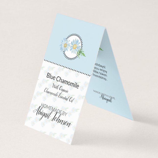 Chamomile Étiquette de corps et de bain fait maiso (Front)