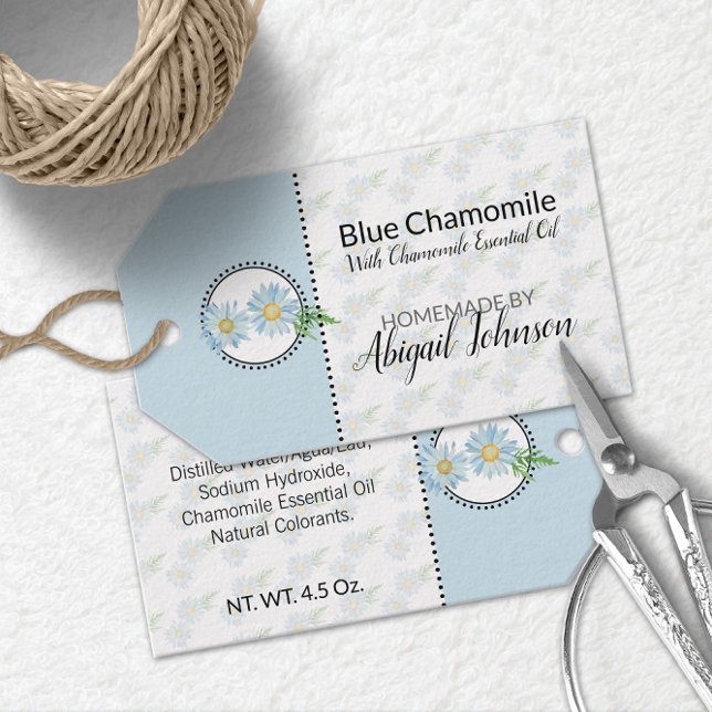 Chamomile Étiquette de corps et de bain fait maiso (Créateur téléchargé)