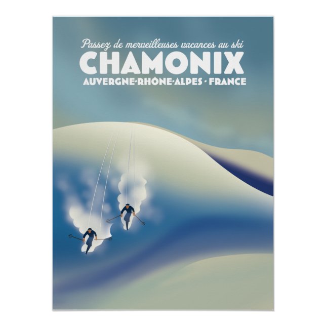 Chamonix - Auvergne-Rhône-Alpes France affiche de  (Devant)