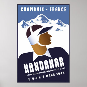 Chamonix, France, Poster Ski