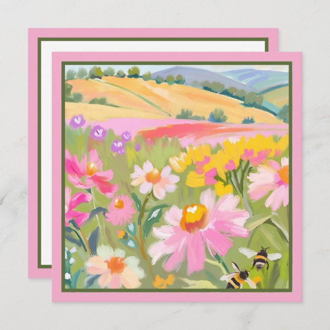 Champ avec les abeilles (Devant / Derrière)