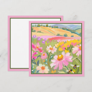 Champ avec les abeilles