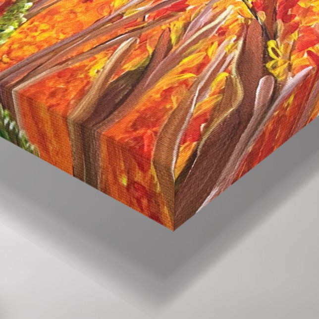 Champ botanique - Om Peinture en toile (Coin(Bas))