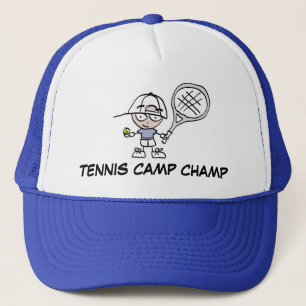 Champ Casquette du camp de tennis