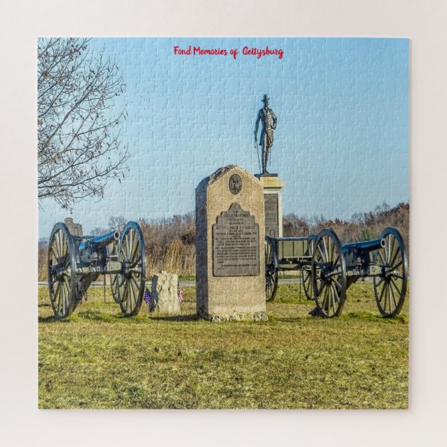 Champ de bataille de Gettysburg. Puzzle (Vertical)