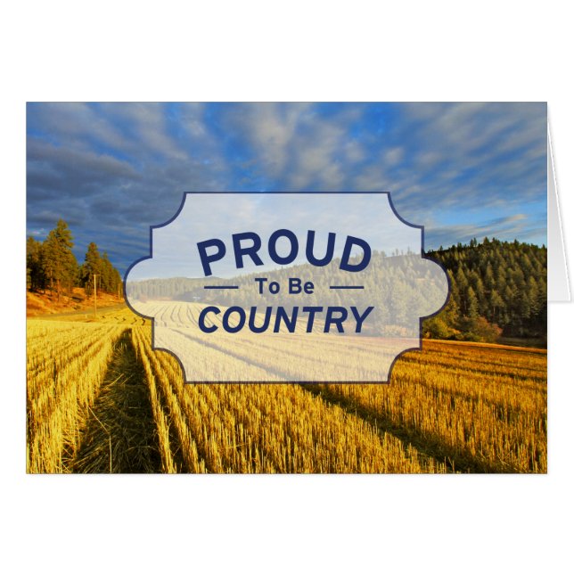 Champ de blé après récolte (Devant Horizontal)