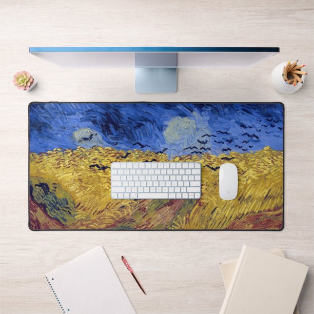 Champ de blé avec corbeaux | Van Gogh | (Bureau 1)