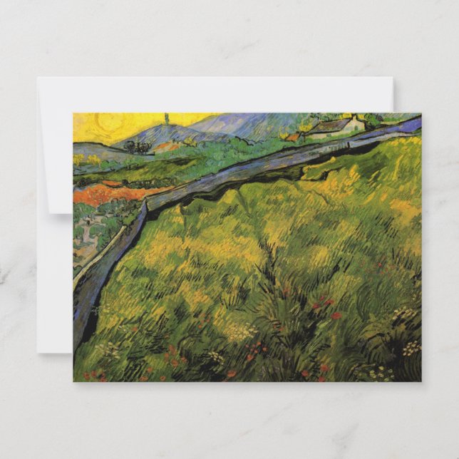 Champ de blé de printemps, Sunrise par Vincent van (Devant)