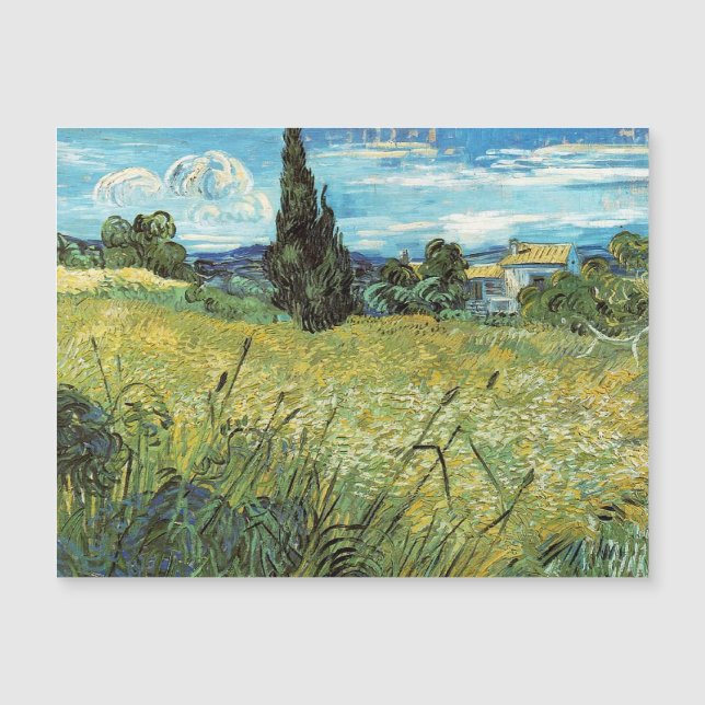 Champ de blé vert Vincent van Gogh (Devant)