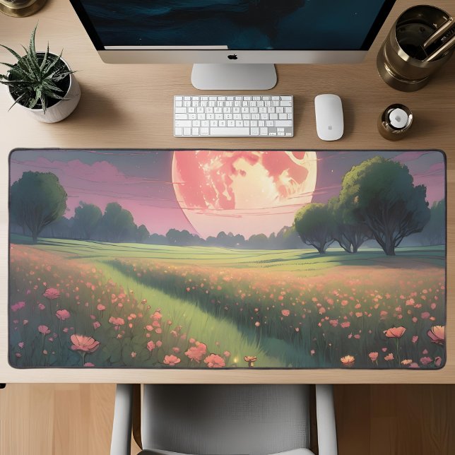 Champ de floraison du coucher du soleil Grand Mat  (Créateur téléchargé)