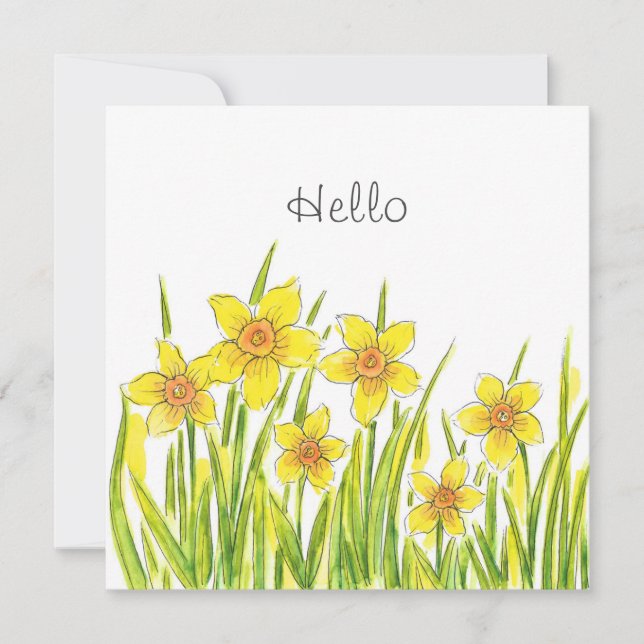 Champ de jonquilles (Devant)