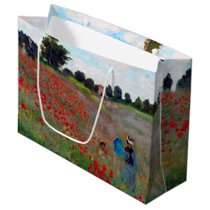 Champ de pavot, Grand sac cadeau Monet