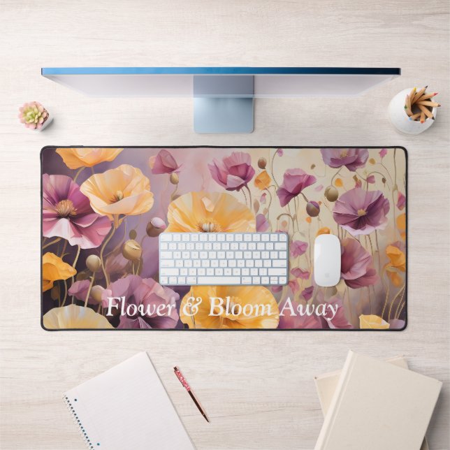 Champ de pavots Serene et Vibrant (Bureau 1)