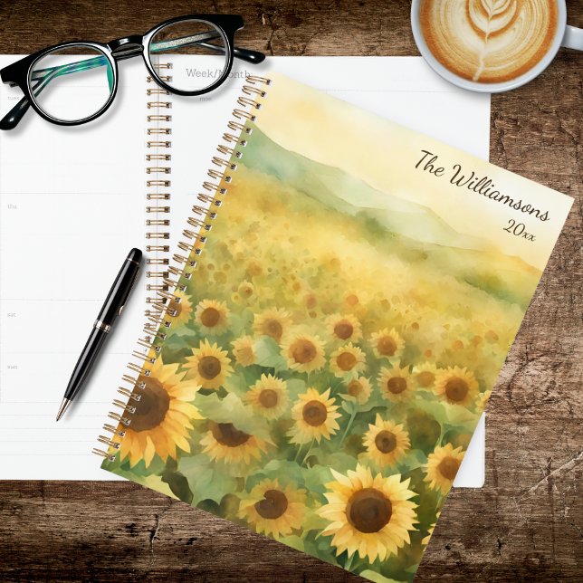 Champ de tournesols à l'aquarelle (Créateur téléchargé)