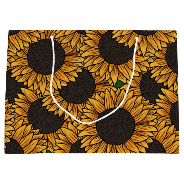 Champ de Tournesols Grand Sac (Devant)
