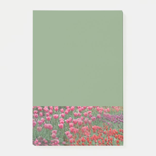 Champ De Tulipes Notes Post-it (Devant)