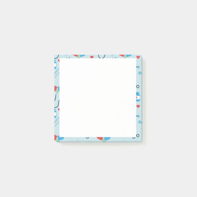 Champ Médicale du carnet de notes post-it (Devant)