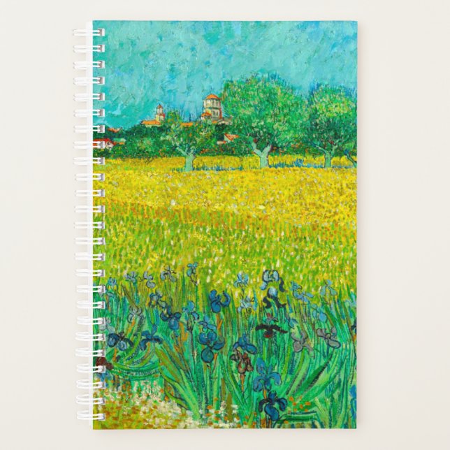 Champ Van Gogh avec Irises près d'Arles (Devant)