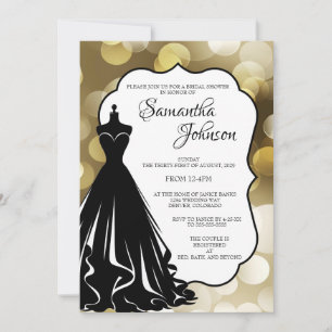 Champagne Bulles Douche nuptiale Invitation