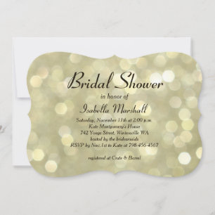 Champagne Bulles Douche nuptiale Invitation