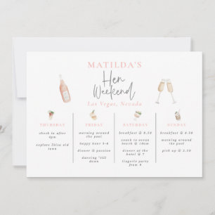 Champagne de cocktail d'aquarelle en fin de semain