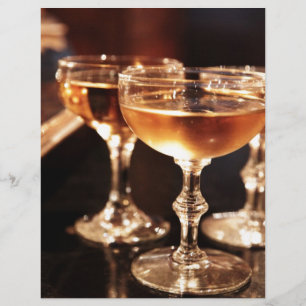 Champagne glass goltoast