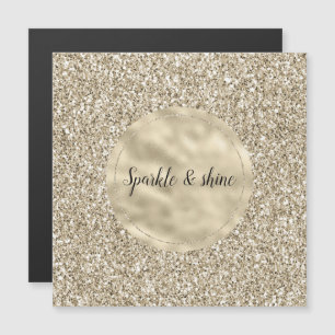 Champagne Gold Glitzy Parties scintillant