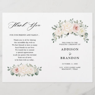 Champagne Ivory Blush rose Floral Mariage