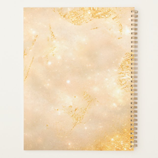 Champagne Luxe Or Nom Personnalisé | Édition 2 min (Dos)