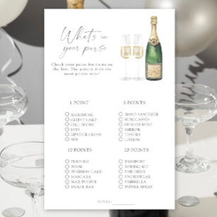 Champagne - Qu'y a-t-il dans votre jeu de sacs à m