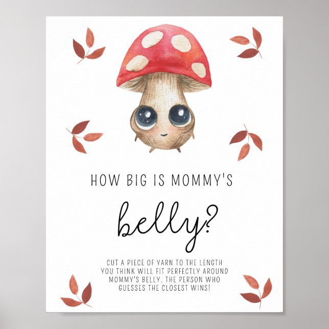 Champignon - Affiche de jeu pour la taille du vent (Devant)