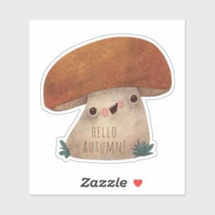 Champignon Automne Saison Automne Sticker Thanksgi