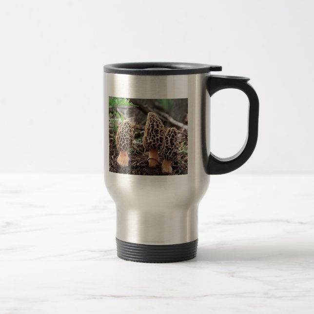 Champignon de morelle à aller tasse de café (Droit)
