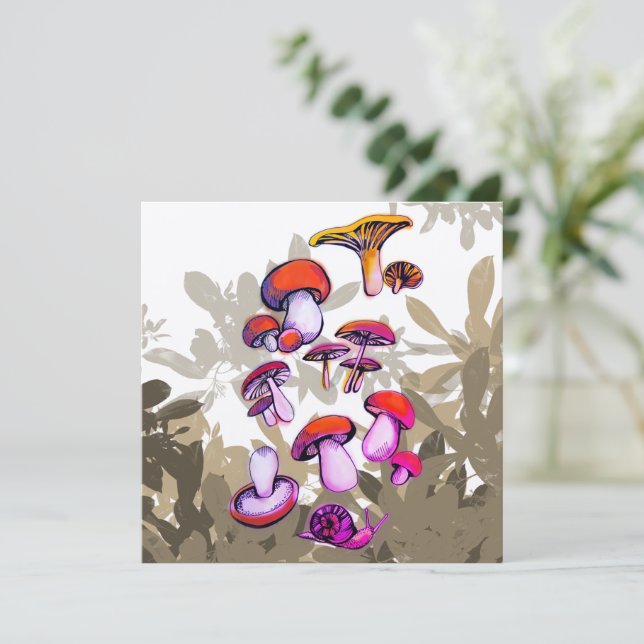 Champignons (Debout devant)